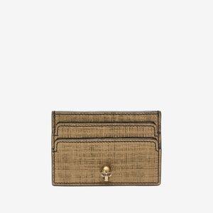 Alexander McQueen Bags - Alexander McQueen Metallic Skull Card Holder Alexander McQueen Bags - Alexander McQueen Metallic Skull Card Holder